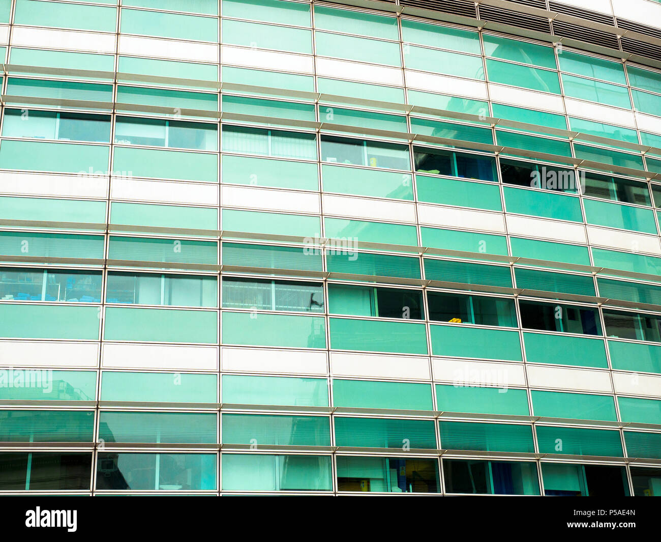 Fassade der Elizabeth Garrett Anderson und Geburtshilfe Krankenhaus im University College Hospital, London, England Stockfoto