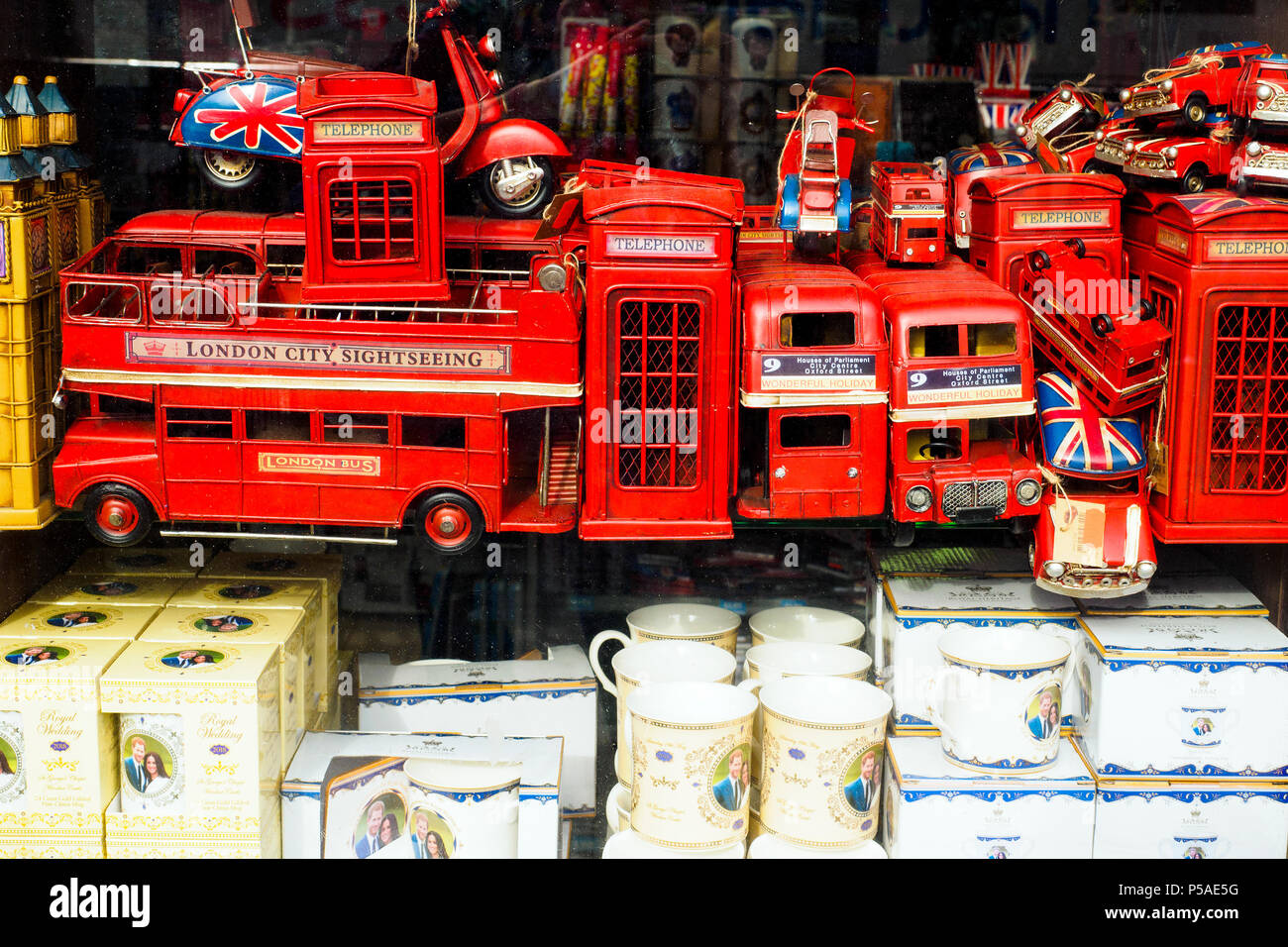 London souvenir Spielzeug - London, England Stockfoto