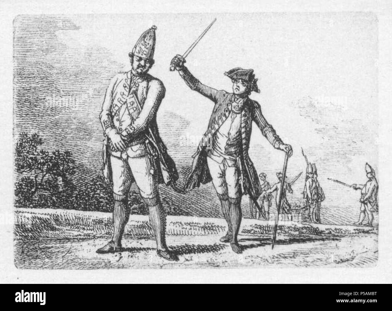 410 Daniel Chodowiecki Prügelstrafe 2 Stockfoto