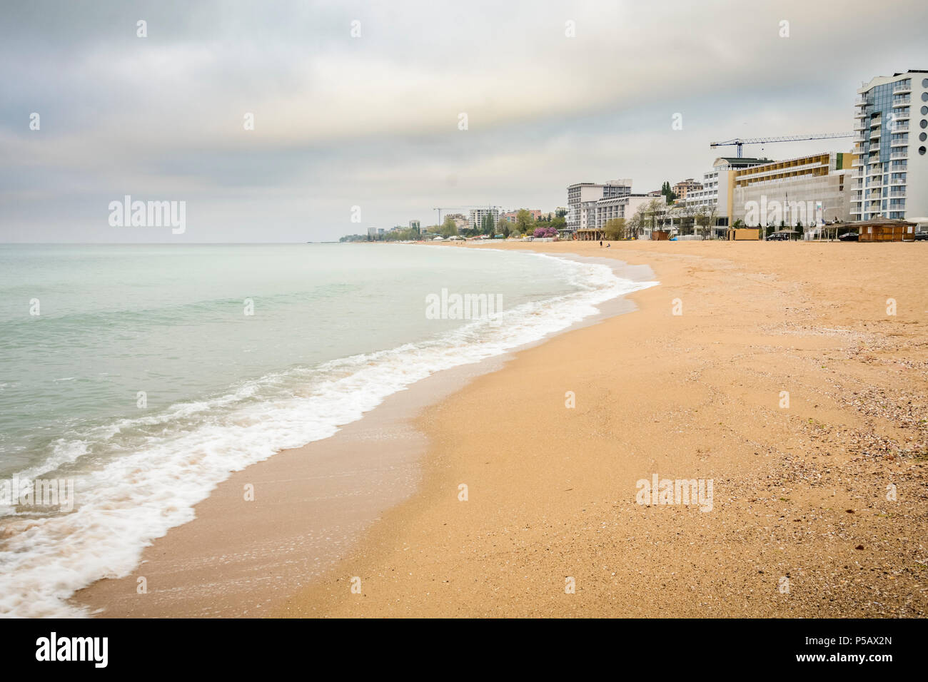 Leitung des Hotels in Golden Sand Beach in der Nähe von Varna, Bulgarien. Stockfoto