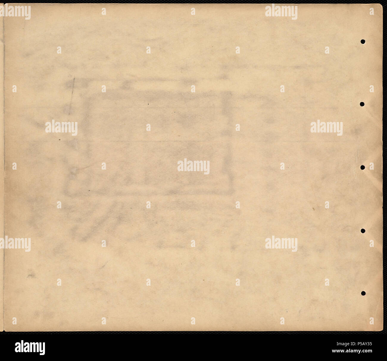 N/A. Englisch: BPLDC Art.Nr.: 08 04 000110 Seite Titel: Zurück Sammlung: William Vaughn Tupper Sammelalbum Collection Album: Band 13: Chester decken. Stratford-upon-Avon. Warwick. York. : Kenilworth. Blenheim. Fountains Abbey. Call Art.Nr.: 4098 B 104 V 13 (Rückseite) Schöpfer: Tupper, William Vaughn Genre: Scrapbooks Umfang: 1 Seite; 33 x 39 cm. Beschreibung: Diese Seite ist die hintere Abdeckung zu Band 13 der Tupper Scrapbook Sammlung. Band enthält Materialien, die während seiner Reisen in der englischen Landschaft erworben. Anmerkungen: Seite Titel und Beschreibung von Cataloger, von Bildunterschriften und/oder annota abgeleitet Stockfoto