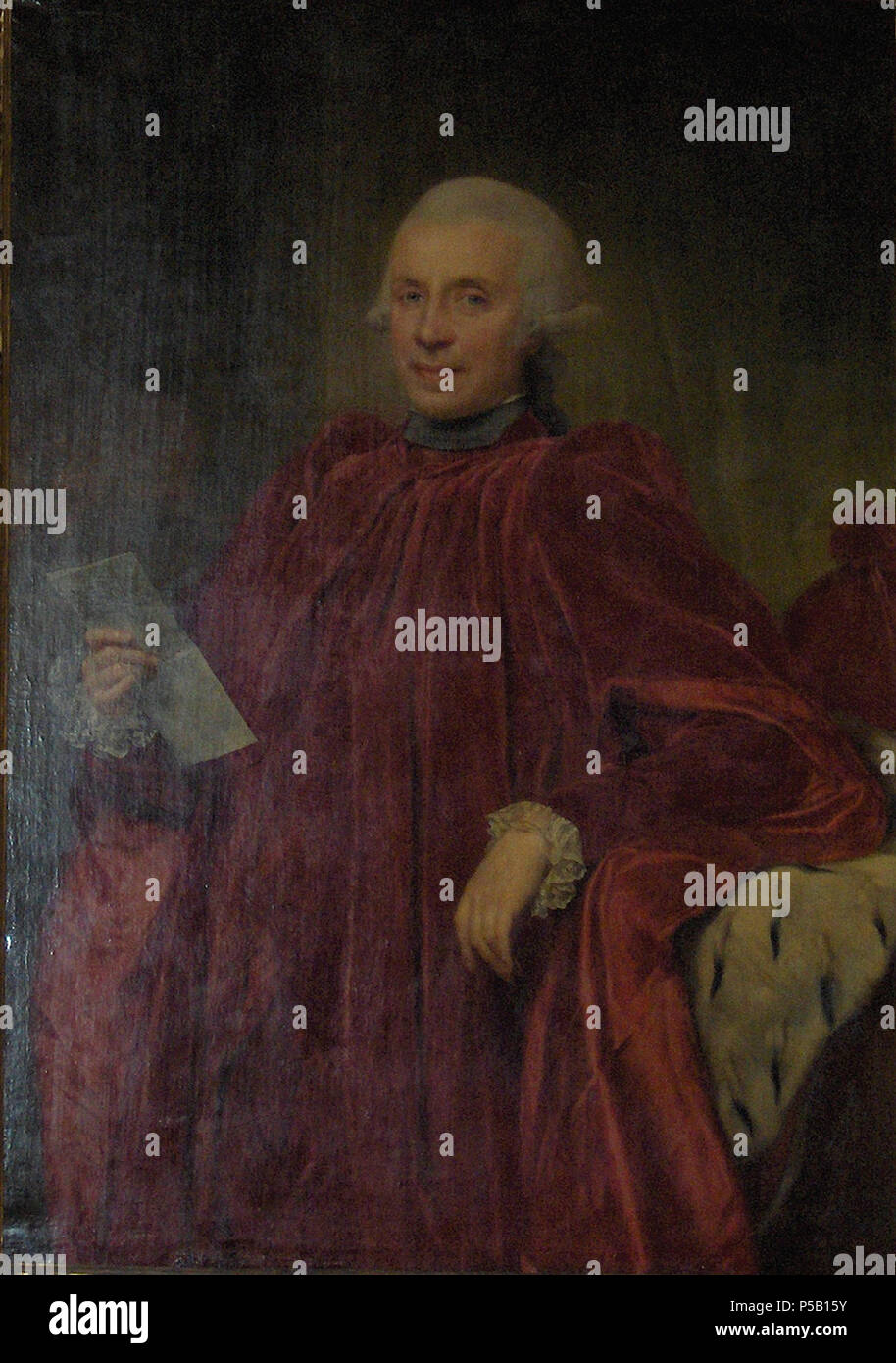 Englisch: Portrait von Michel-Angelo Cambiasso (1738-1813), Dogen von Genua Nederlands: Portret van Michel-Angelo Cambiasso, doge te Genua (1791-1793) Anton von Maron; KMSKB, Brussel Datum unbekannt. N/A111 Anton von Maron001 Stockfoto