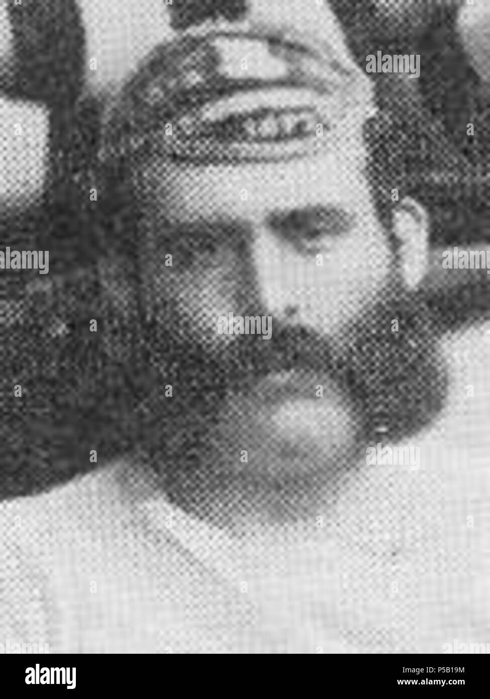 N/A. Français: Foto de James Arthur Bush, ancien Joueur de Rugby à XV Internationale anglais, Hebeln entre 1870 et 1890. 10-09-2009. Unbekannt 251 James A. Bush Stockfoto