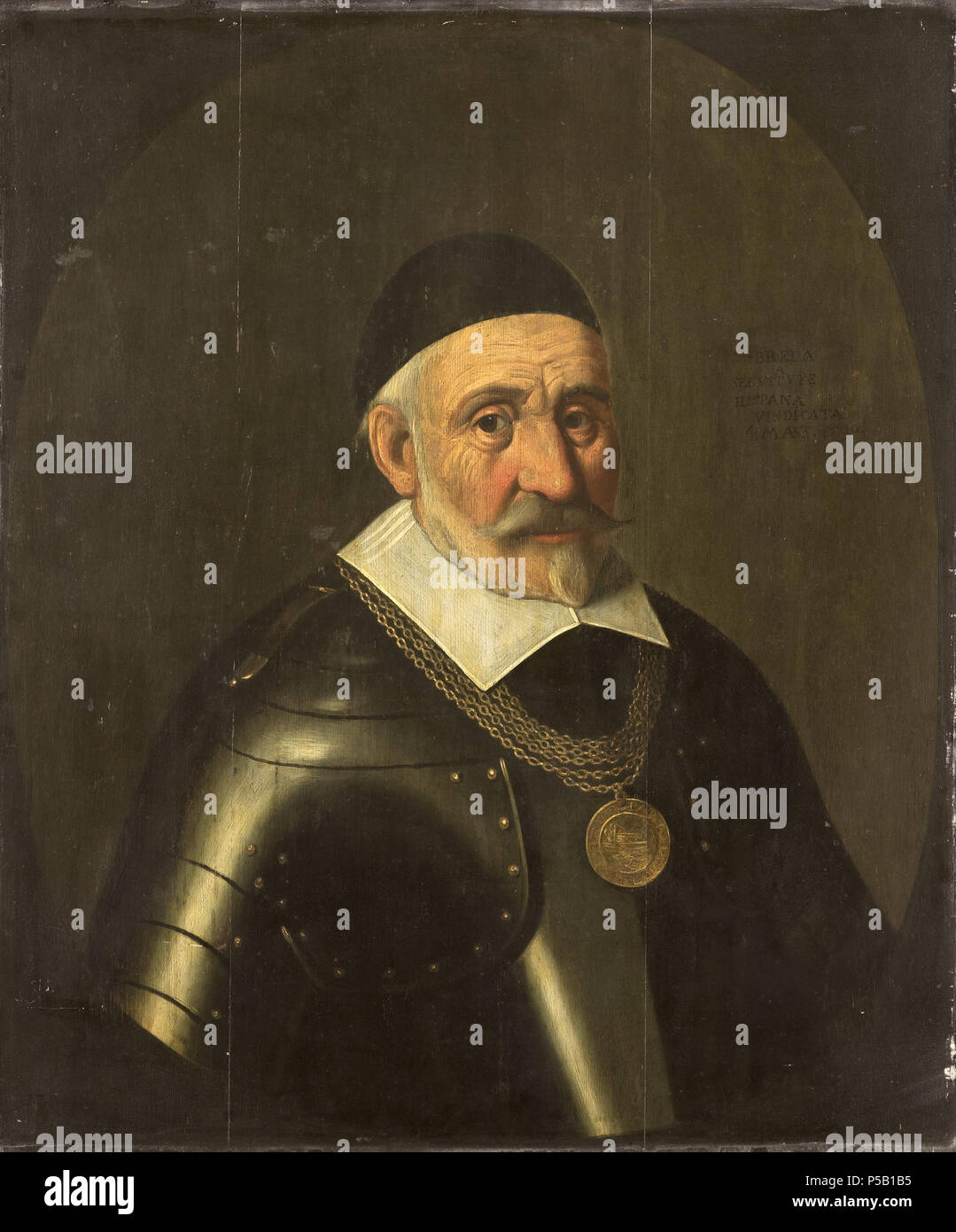 Opname/Scan 2003 325 Charles de Heraugières (1556-1601). Kapitein, Kommandant Van Breda Rijksmuseum SK-A-575 Stockfoto