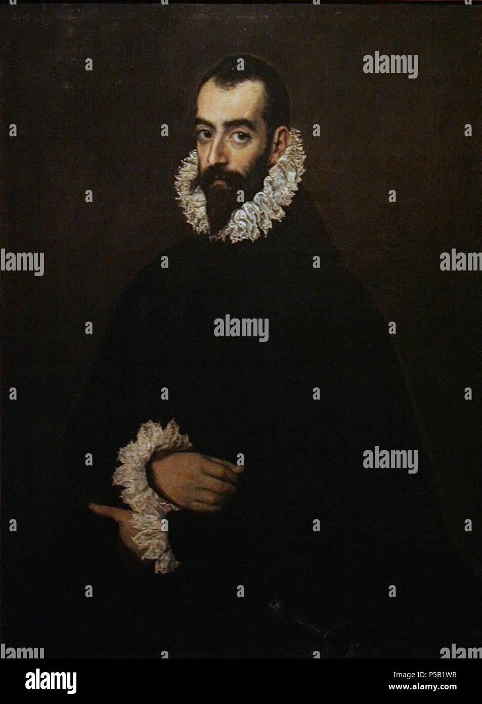 Portrait von Juan Alfonso de Pimentel y Herrera, 8 Conde de Benavente zwischen 1597 und 1603. N/A 500 El Greco, Portrait von Juan Alfonso de Pimentel y Herrera Stockfoto