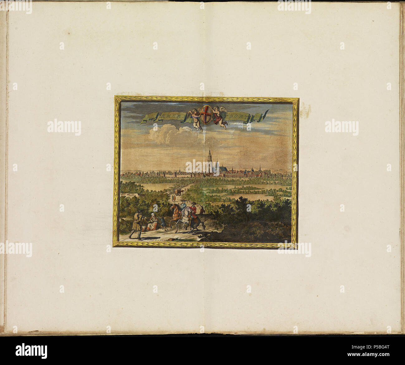 Latina: Theatrum Urbium ichnographicum omnium et oppidorum praecipuorum Belgicarum XVII Provinciarum peraccurate delineatarum. Nederlands: Perfekte aftekeningen der steden van de XVII Nederlandsche Provincien im Platte gronden Français: Le Theater des Plans de toutes les Villes qui sind situéez dans les XVII Provinzen du Pays Bas parfaictement déseignéez. Nederlands: Plaat "PL045a'uit het Stedenboek van Frederick de Wit. Englisch: Platte "PL045a" aus dem Stedenboek (citybook) von Frederick de Wit. . Ca. 1698. N/A 145 Atlas de Wit 1698-PL045a-KB PPN 145205088 Stockfoto