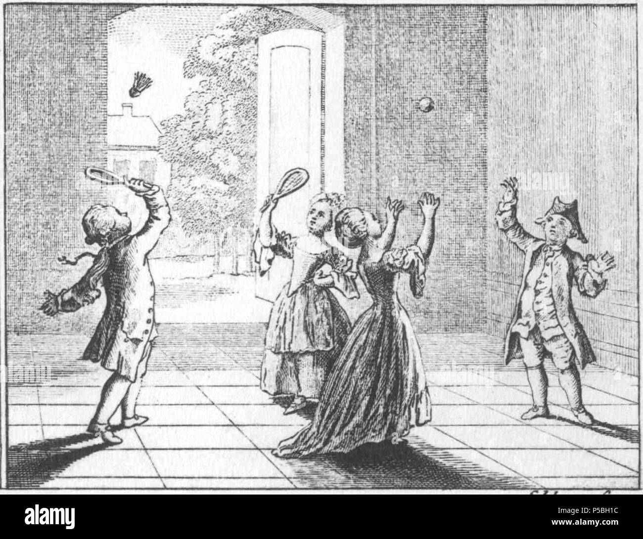 N/A. English: Andere Vergnügungen der Kinder. d) Der Ball und der Federball. (Beschreibung Lt. Quelle). 1774. Daniel Chodowiecki (1726 - 1801) Alternative Namen Daniel Nikolaus Chodowiecki Beschreibung deutsch-polnischen Maler und Graphiker Geburtsdatum / Tod 16. Oktober 1726 vom 7. Februar 1801 Ort der Geburt / Todes Gdask Berlin Standort Berlin Authority control: Q 696720 VIAF: 59092320 ISNI: 0000 0001 2134 8231 ULAN: 500014861 50038187 LCCN: n NLA: 36058735 WorldCat 341 Chodowiecki Basedow Tafel 6d Stockfoto