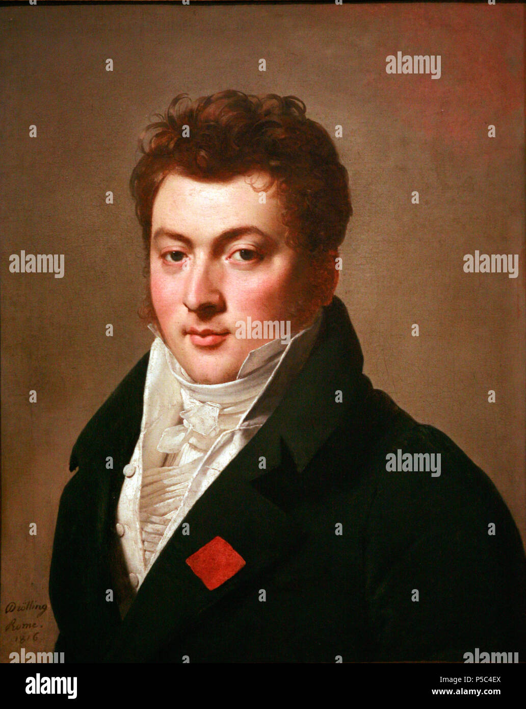 N/A. Englisch: Portrait von Mister de Courcy, früher Intendant an Murat, König von Napoli. 1816. Rama 28 Mister de Courcy mg 0102 Stockfoto