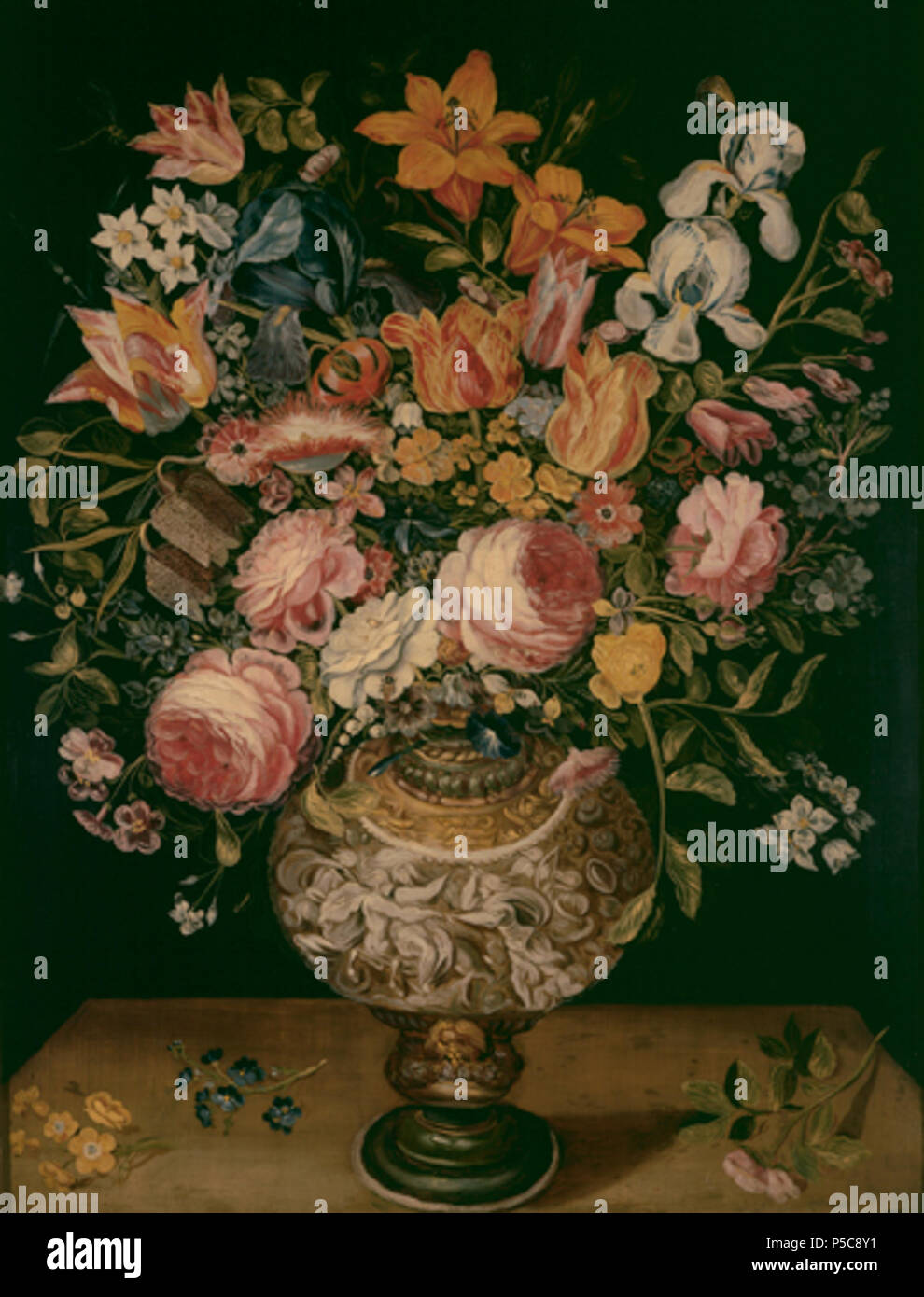 Englisch: Blumen um 1600. N/A 100 Andries Daniels - Blumen Stockfoto