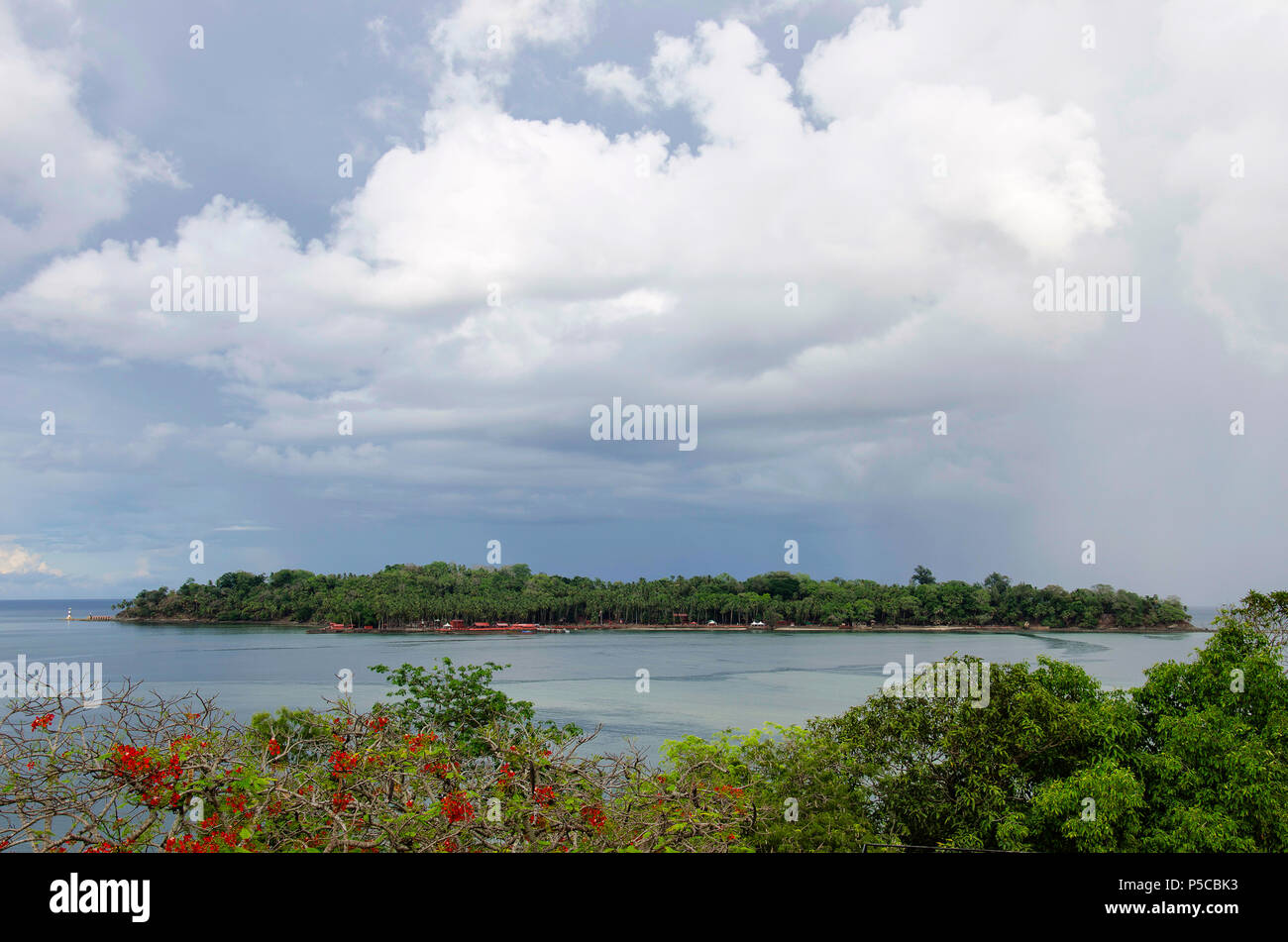 Ross Island, Port Blair, Andaman und Nicobar Inseln, Indien Stockfoto