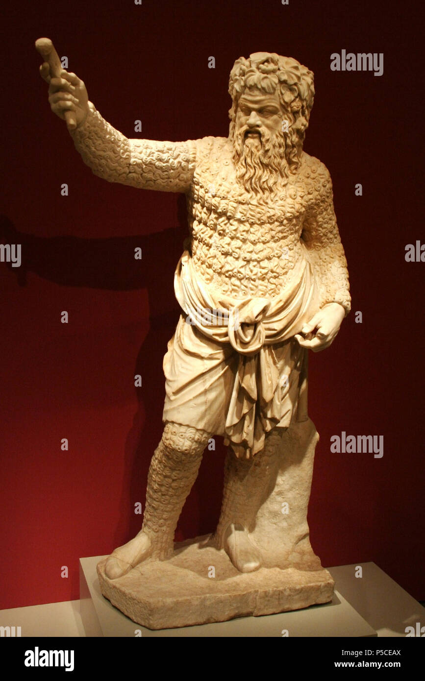 Schauspieler als Papposilenus ca. 100 AD. N/A57 Schauspieler als Papposilen Antikensammlung Berlin Stockfoto