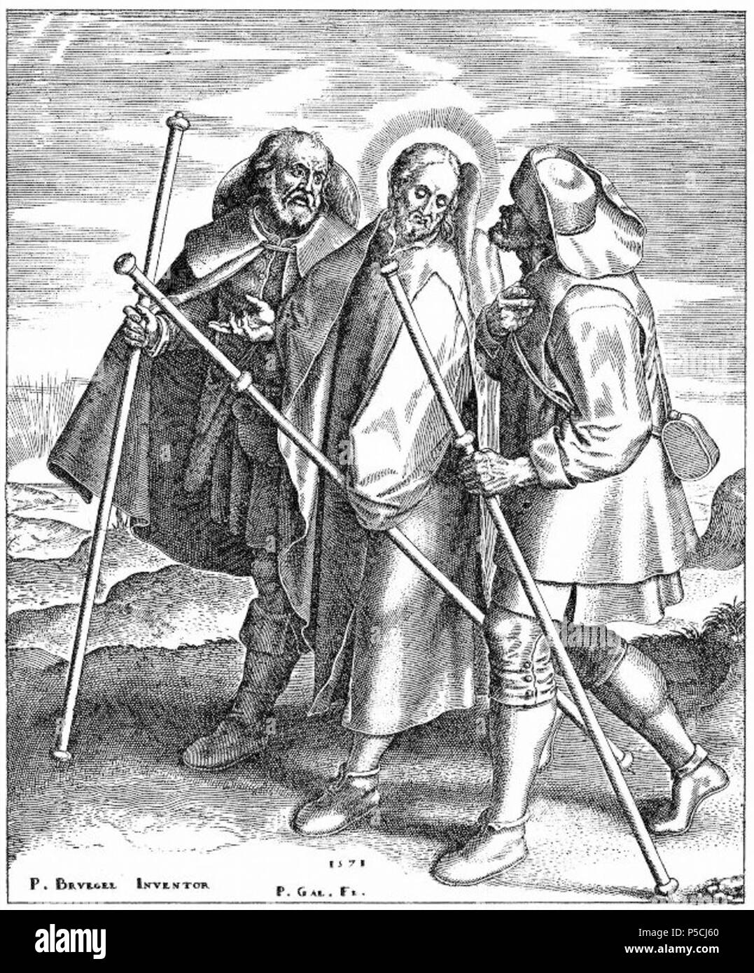 Deutsch: "Jesus und die Jünger auf dem Weg nach Emmaus' Français: "Jésus et les jünger Sur Le Chemin d'Emmaus' 1571. Philip Galle (1537 - 1612) Alternative Namen Philipp Galle Beschreibung flämische Zeichner, Kupferstecher und Verleger Geburtsdatum / Tod 1537 vom 12. März 1612 bzw. 29. März 1612 Ort der Geburt / Todes Haarlem Antwerpen Arbeit Periode von 1580 bis 1612 Standort Antwerpen Authority control: Q 1379395 VIAF: 73895789 ISNI: 0000 0001 2139 4553 ULAN: 500016136 86862363 LCCN: n NLA: 35806860 WorldCat 242 Bruegel Jesus und die Jünger auf dem Weg nach Emmaus 1571 Stockfoto