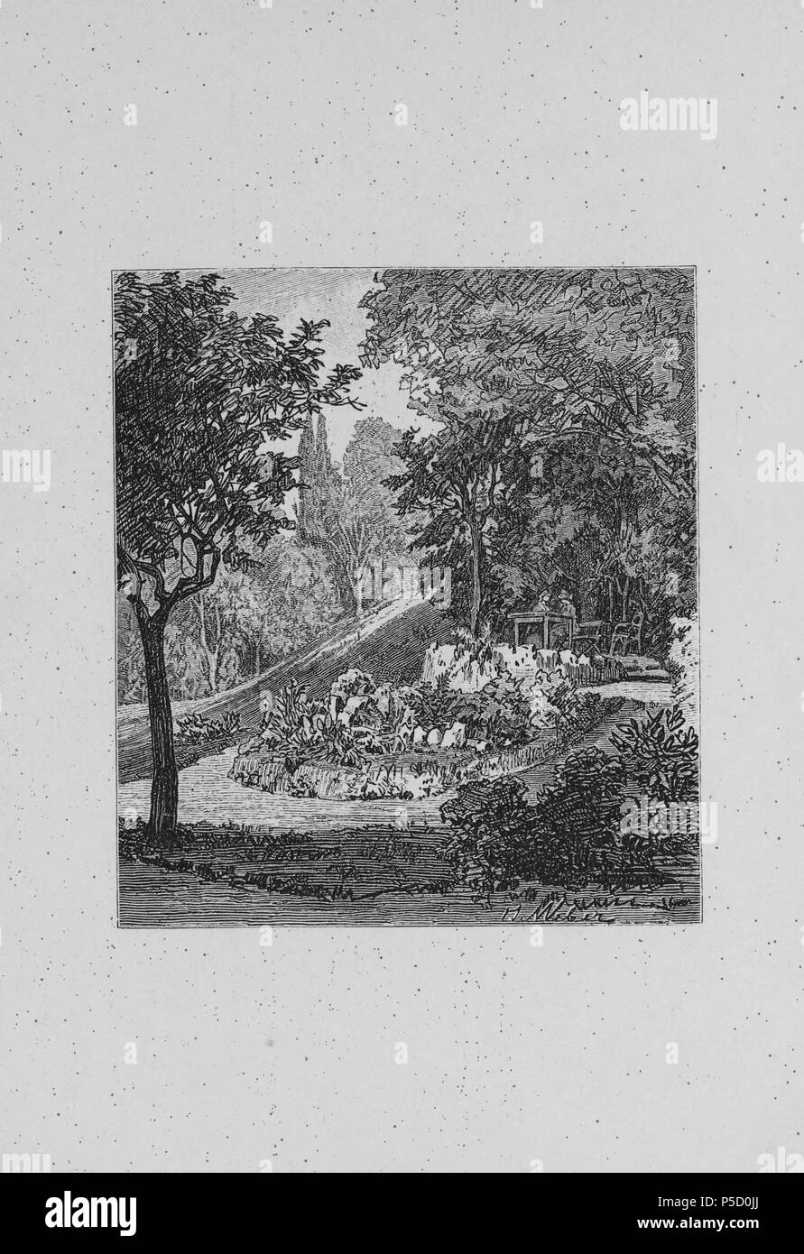 N/A. Français: Livre: 'Souvenir de l'hotel & Bains du Boeuf à Baden, Suisse English: Buch: "Erinnerung an den Schlechten & Gasthof zum Ochsen", Baden, Schweiz. 1875. Johannes Weber 309 CH-NB-Souvenir de l'hotel & Amp; Bains du Boeuf - nbdig -18073 - Seite 012 Stockfoto