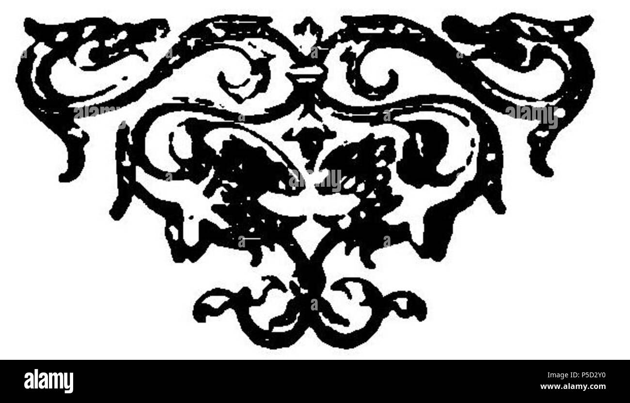 N/A. Español: Ornamento de Algo en Prosa y en Verso, Inicio 48 Englisch: Ornament aus Algo en Prosa y en Verso, Seite 48. 27. September 2011. Algo en Prosa y en Verso. djvu: n: es: Ramón de Mesonero Romanos 84 Algo en Prosa y en verso Pg 48 Stockfoto