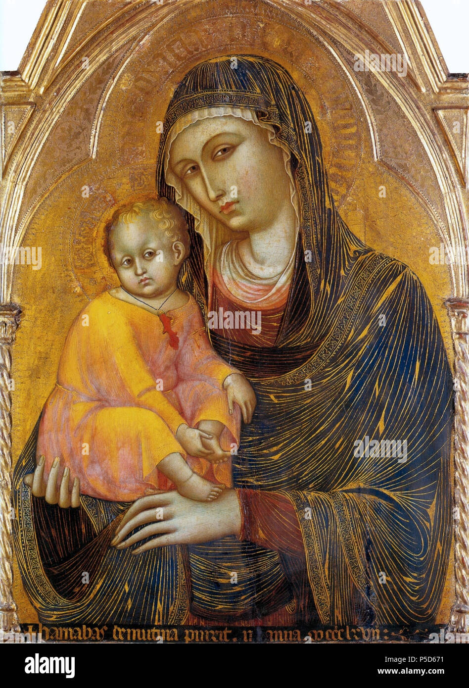 Deutsch: Maria mit Art 1367. N/A 171 Barnaba da Modena 001 Stockfoto