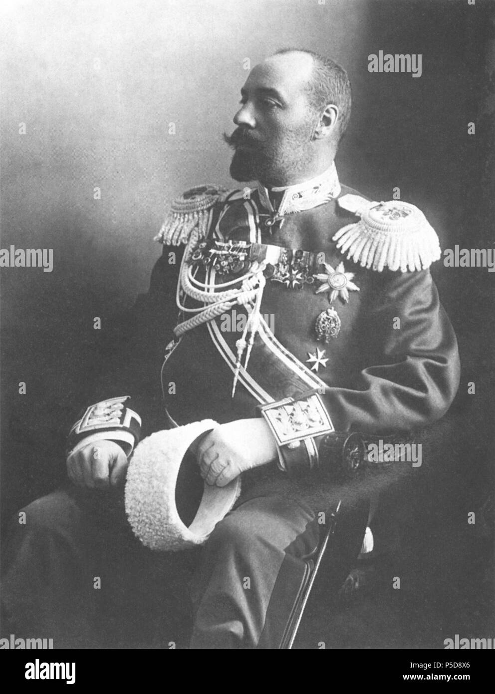N/A. Englisch: Dmitri Feodorovich Trepov (Trepoff; 1850-1906), war ein Generalgouverneur von St. Petersburg (1905), später - der Kommandant der Kaiserlichen Palast. 1905. : (1855 - 1906) - - (9 1900), - (6) 1903 - 11 26 1905. 1905. . 1905. Unbekannt 458 Dmitri Fyodorovich Trepov, 1905 Stockfoto