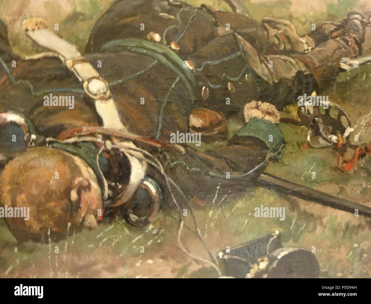 N/A. Français: Édouard Detaille (1848-1912) bataille de Rezonville 16 août 1870. Uhlan du 16e RI Altmark, Mort. 1870 Malerei 2012-09-18. Édouard Detaille (1848-1912) - bild Gind 2005 493 Edouard Detaille 1870 Stockfoto