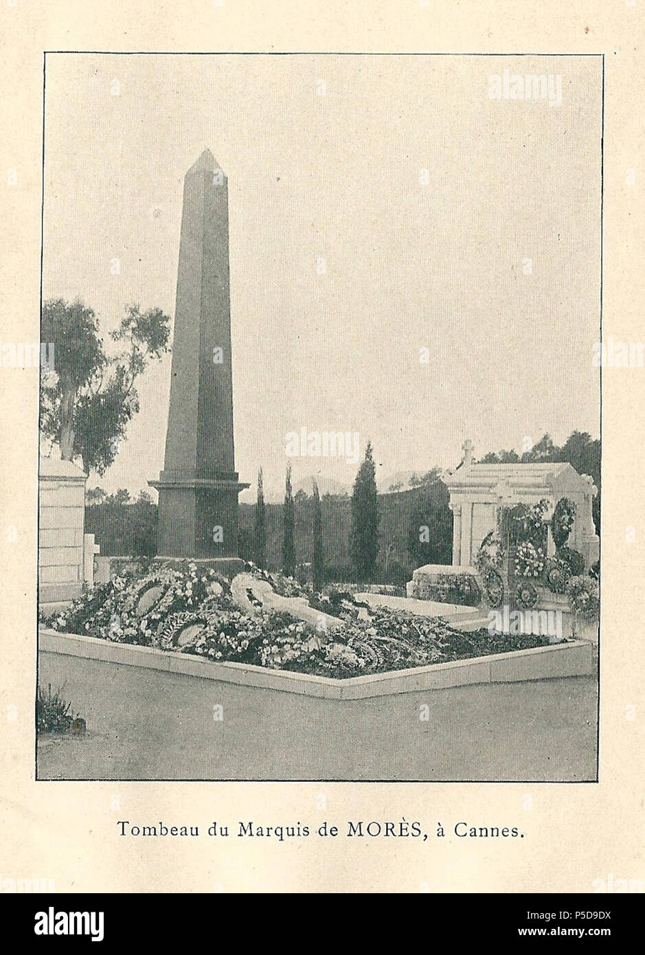 110 Antoine Morès-A 11. Stockfoto