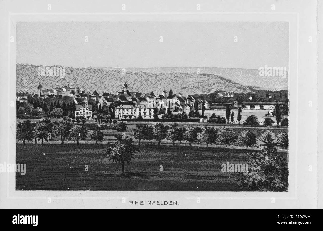 N/A. "Bodensee und Rhein", Rheinfelden. ca. 1885. Künzli, Carl 317 CH-NB-Bodensee und Rhein -19059 - Seite 028 Stockfoto