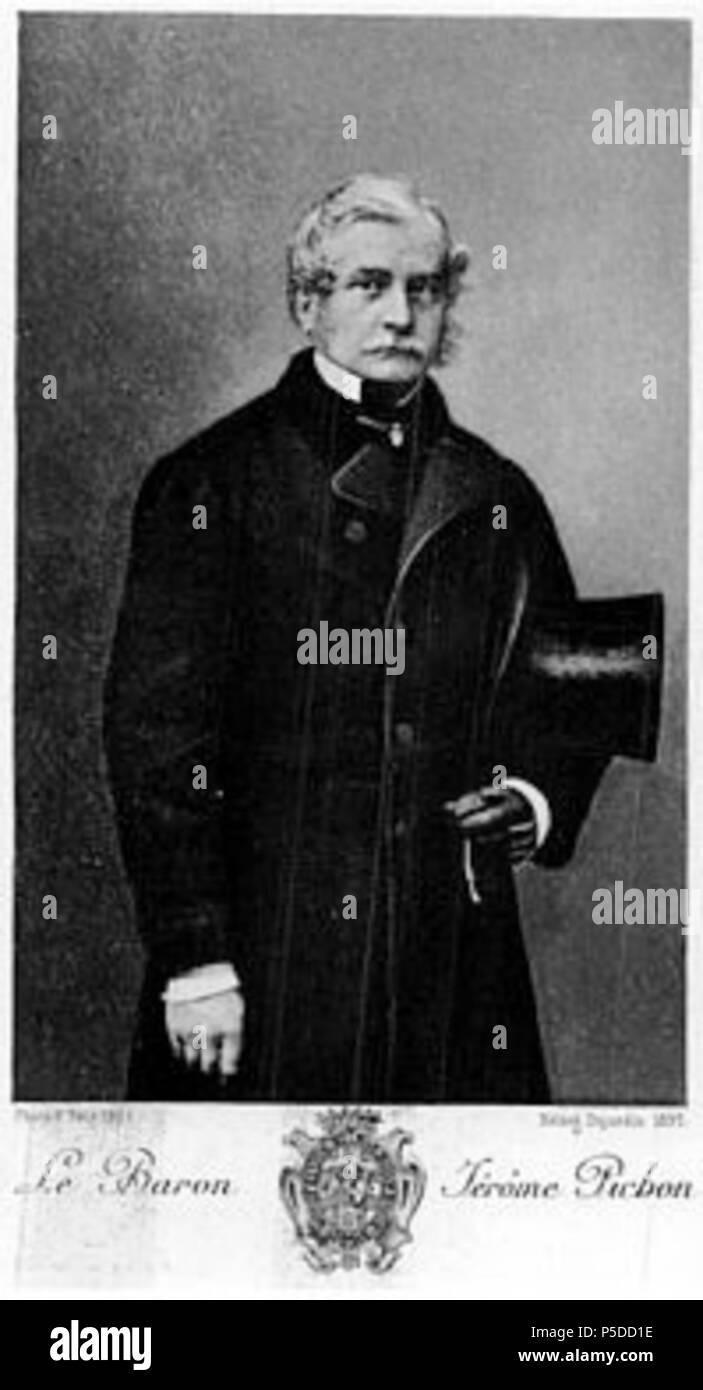 N/A. Français: Baron Jérôme Pichon. 19. Unbekannt 172 Baron Hieronymus Pichon Stockfoto