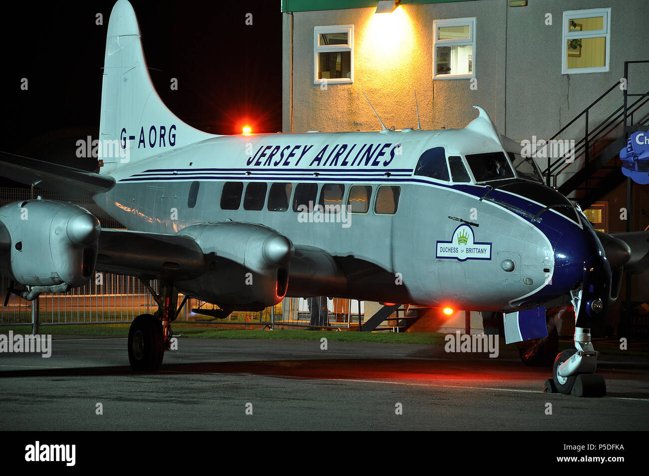 Jersey Airlines de Havilland DH 114 Sea Heron C1 vintage Ebene
