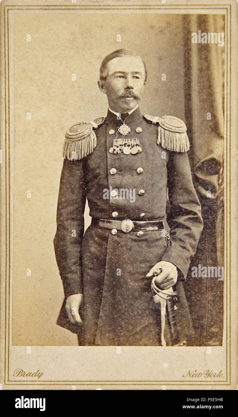 N/A. Englisch: Robert A. Lund (1827 - Dezember 1, 1875) - weltumsegler, Kapitän der 1. Rang der Russischen Marine, Schriftsteller, Mitarbeiter der Zeitschrift (alias RL) VON EA in der Sammlung" in: "1850-60". - 1863 -. . . Vor 1875. unkonown 269 Kapitän Robert Lund Stockfoto N/A. Englisch: Robert A. Lund (1827 - Dezember 1, 1875) - weltumsegler, Kapitän der 1. Rang der Russischen Marine, Schriftsteller, Mitarbeiter der Zeitschrift (alias RL) VON EA in der Sammlung" in: "1850-60". - 1863 -. . . Vor 1875. unkonown 269 Kapitän Robert Lund Stockfoto
