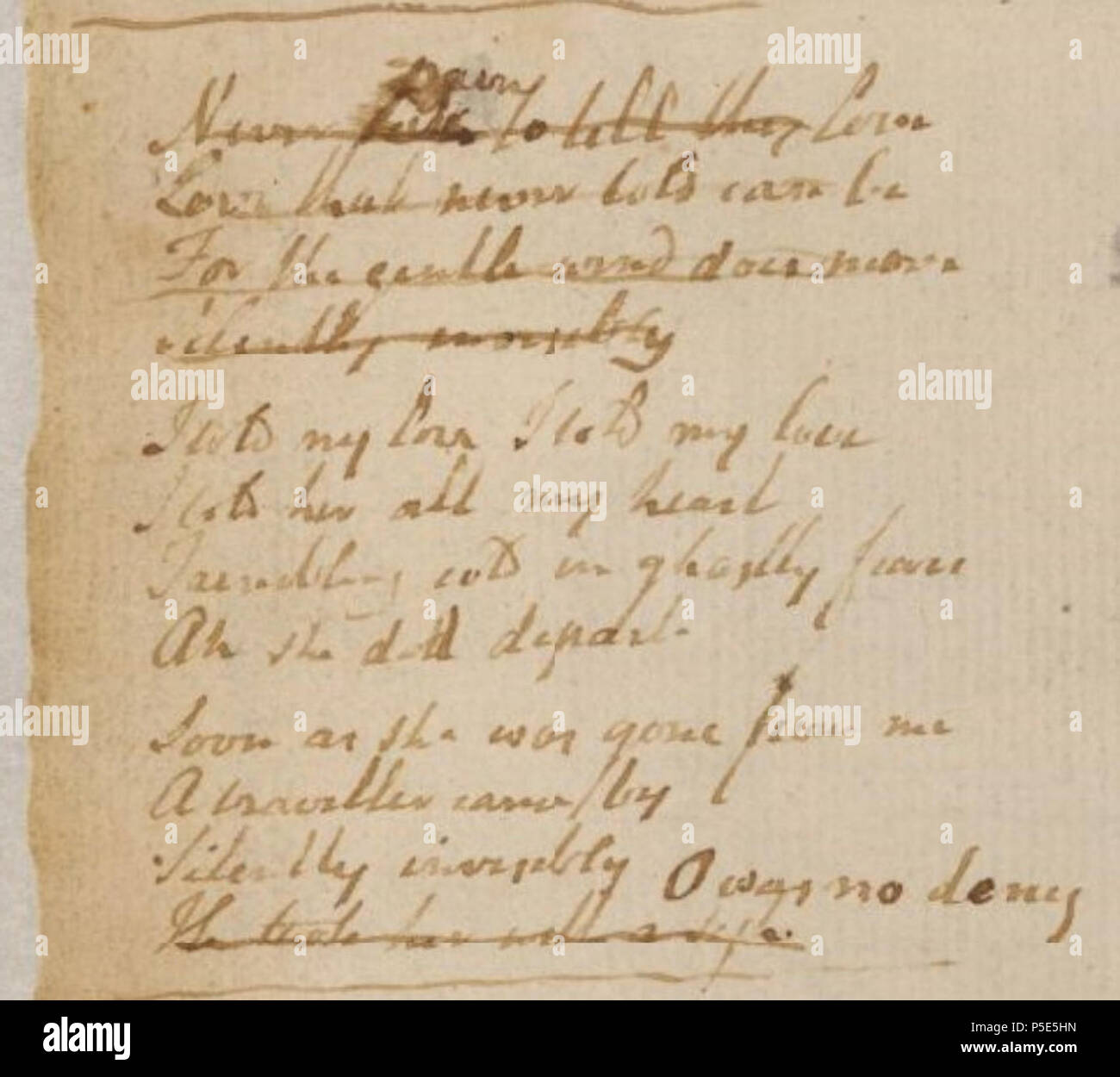 N/A. Englisch: Blake Manuskript - Notebook 02 - nie Schmerz zu deiner Liebe Notebook s. 115 sagen. 6. September 2013, 15:00:00. William Blake (1757 - 1827) Alternative Namen W. Blake; Uil" iam Bleik; Blake Beschreibung British-English Maler, Dichter, Schriftsteller, Theologe, Sammler und Graveur Geburtsdatum / Tod 28. November 1757 12. August 1827 Ort der Geburt / Todes Broadwick Street Charing Cross Standort London Authority control: Q 41513 VIAF: 54144439 ISNI: 0000 0001 2096 135 X ULAN: 500012489 78095331 LCCN: n NLA: 35019221 WorldCat 208 Blake Manuskript - nie Schmerz zu deiner Liebe weiterempfehlen Stockfoto