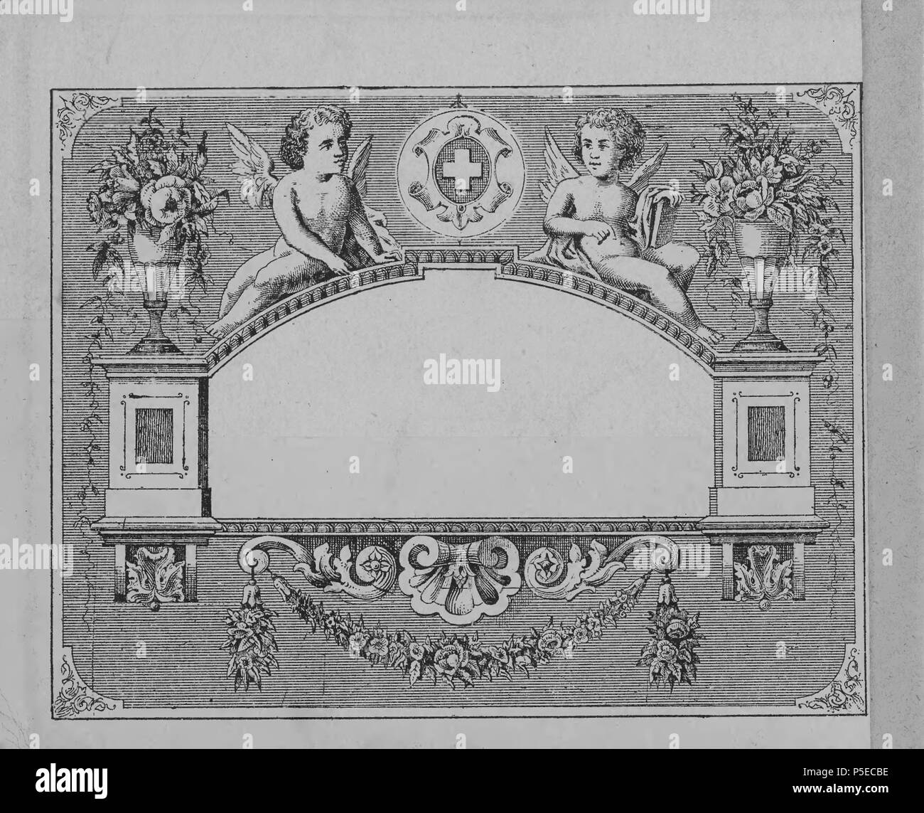 N/A. Français: Livre: 'Souvenir du Lac des IV. Kantone. ca. 1885. Unbekannt 321 CH-NB-Souvenir du Lac des 4 Kantone -18789 - Seite 012 Stockfoto