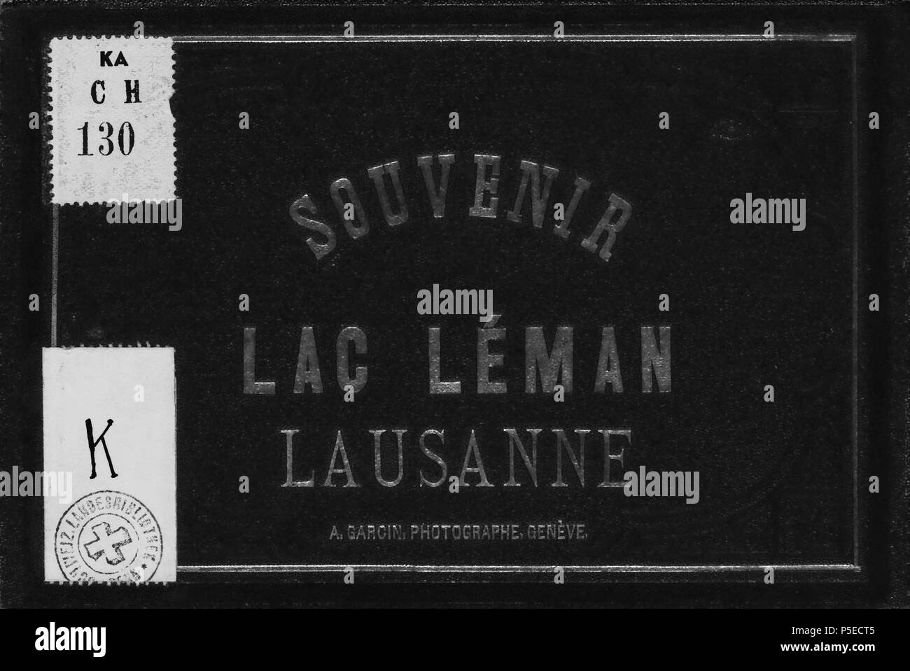 321 CH-NB-Souvenir Lac Léman, Lausanne -18967 - Seite 001 (nepfer) Stockfoto