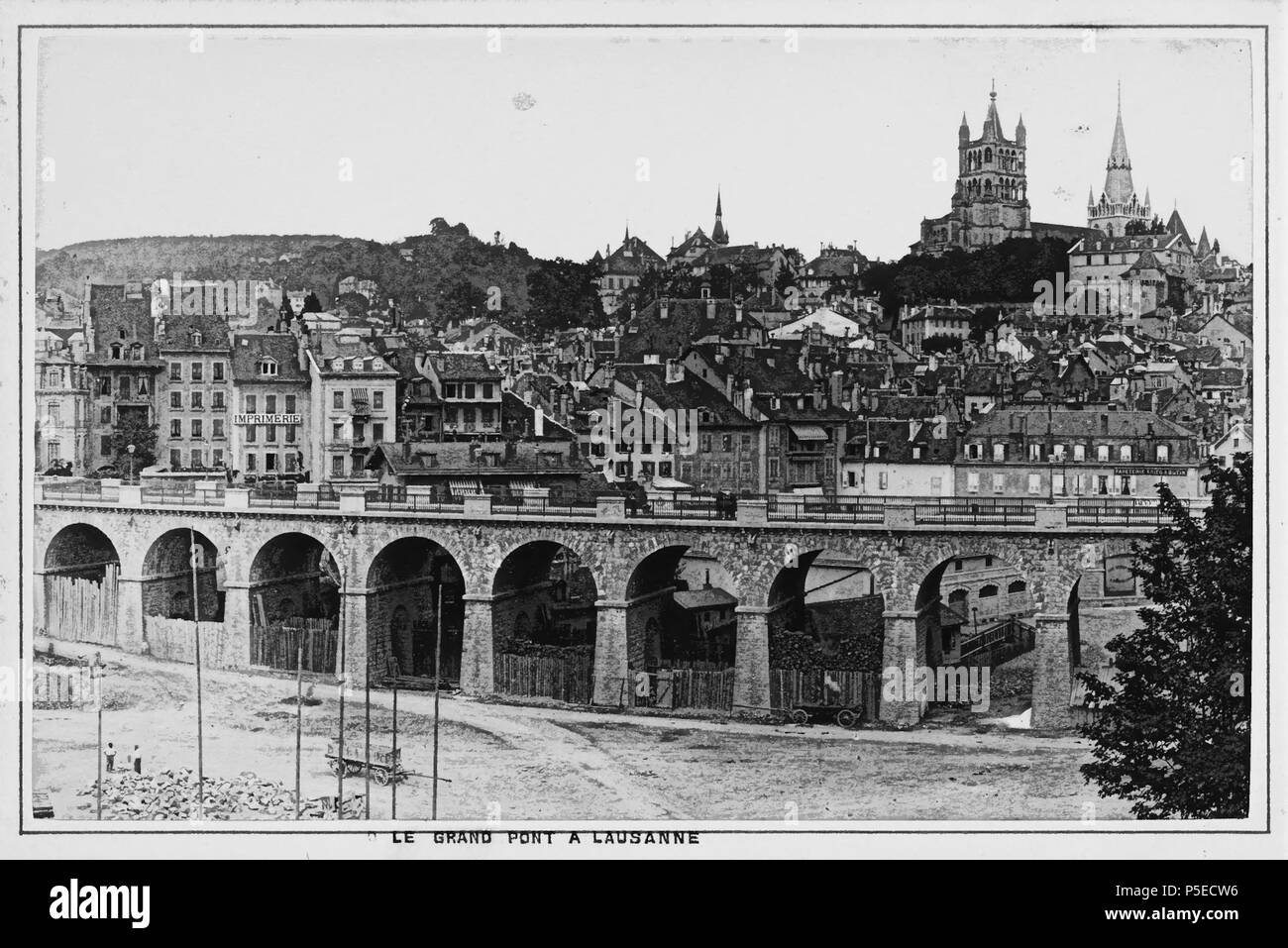 321 CH-NB-Souvenir Lac Léman, Lausanne -18967 - Seite 012 Stockfoto