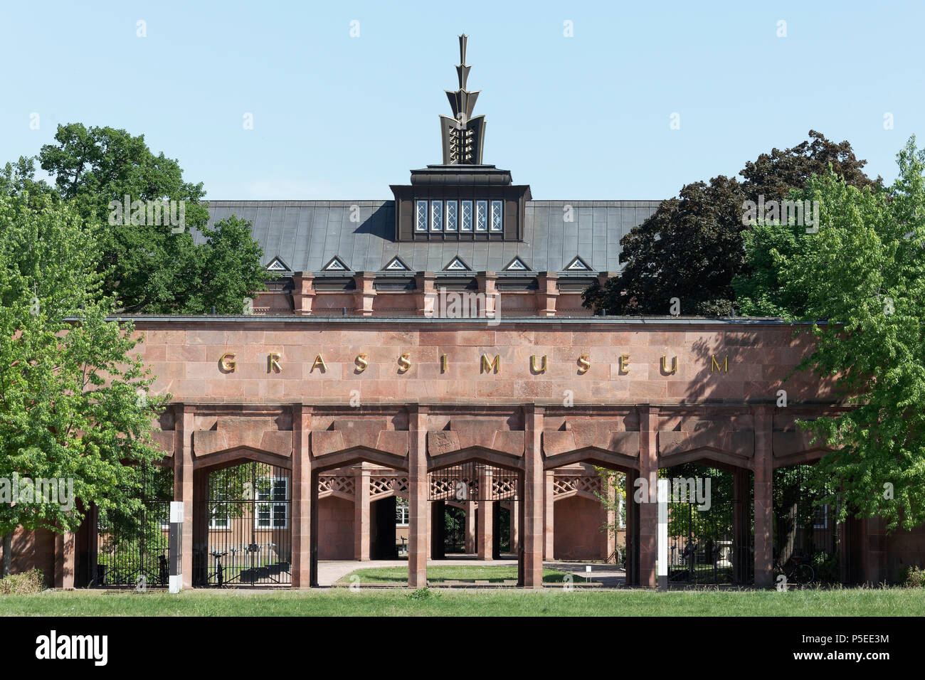 Grassi Museum für Angewandte Kunst, Art Deco Gebäude, Leipzig, Sachsen, Deutschland Stockfoto
