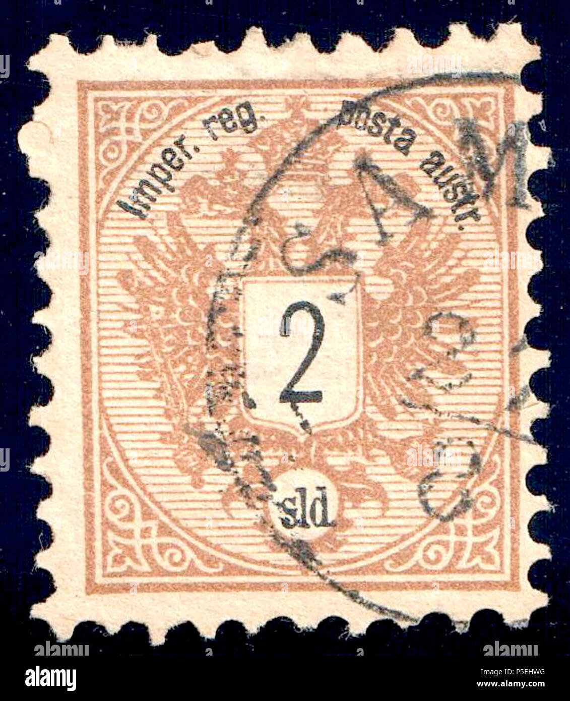 N A Englisch Briefmarke Der Osterreichisch Ungarischen Monarchie Fur Die Nutzung Von Levant Post 2 Soldi