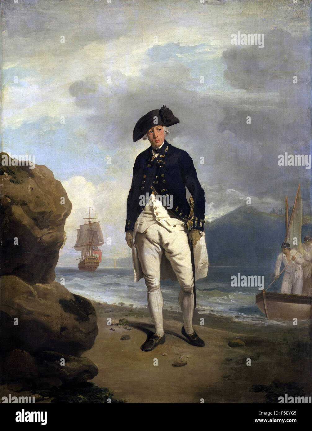 N/A. Englisch: Portrait von Kapitän Arthur Phillip RN. 1786. Francis Wheatley (d. 28 Jun 1801) 141 Arthur Phillip Stockfoto