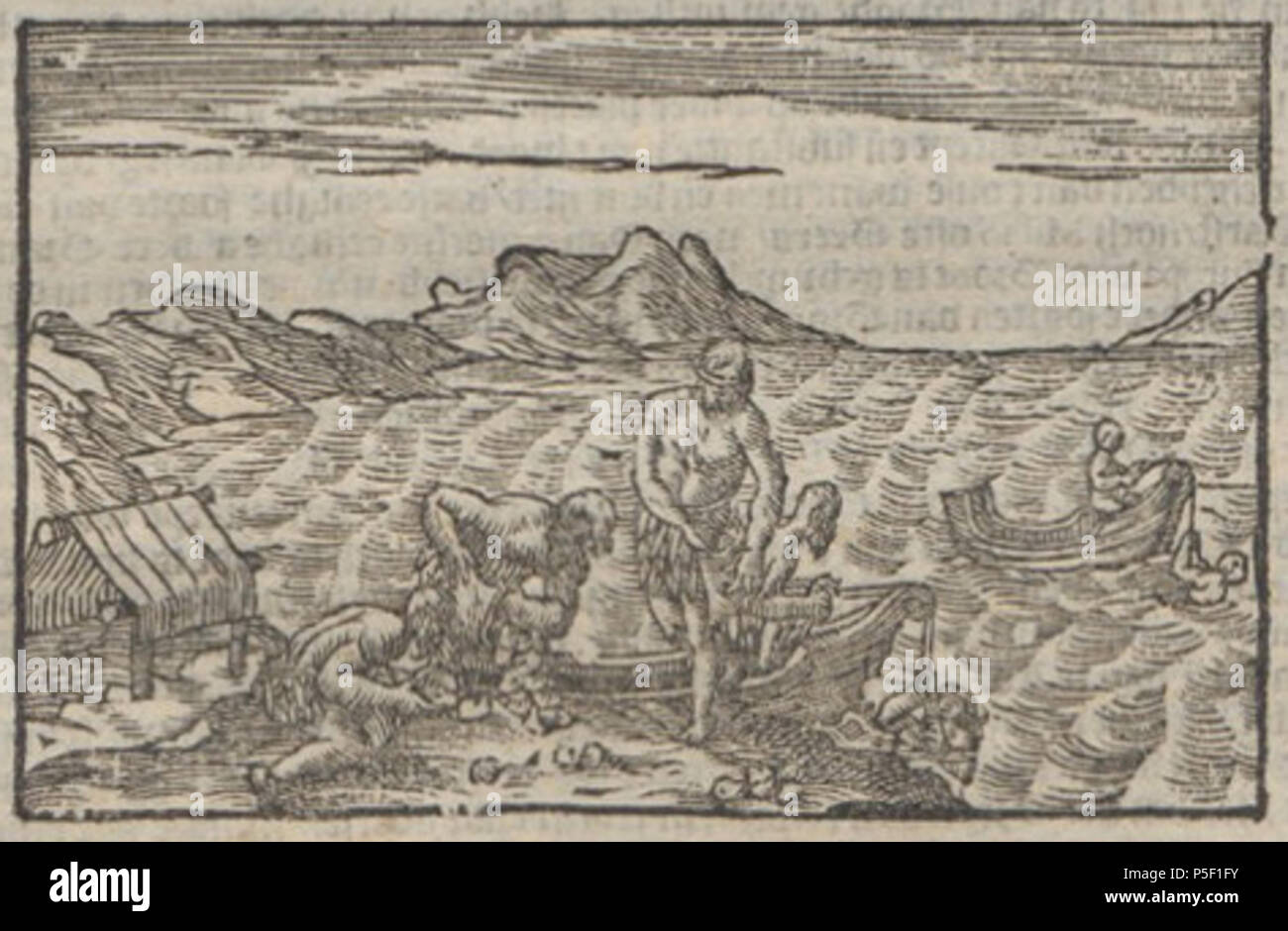 N/A. Englisch: Illustration aus dem Niederländischen zweite Ausgabe von José de Acosta's Historia Natural y moralische de las Indias, die ursprünglich in Spanisch in Salamanca, 1590 veröffentlicht wurde. 1624. José de Acosta (1539-1600) - Übersetzung aus dem Spanischen, Niederländischen von Jan Huyghen van Linschoten (1563-1611) 57 Acosta - 1624 - Historie naturael en morael-UB Uni Nijmegen Radboud - 109862082 167 Stockfoto