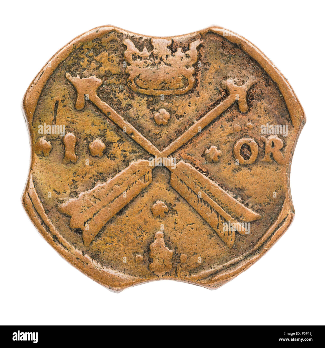 Inv. Nr: 2398 533 Ettöring, 1600-tal-Skoklosters slott - 109219 Stockfoto