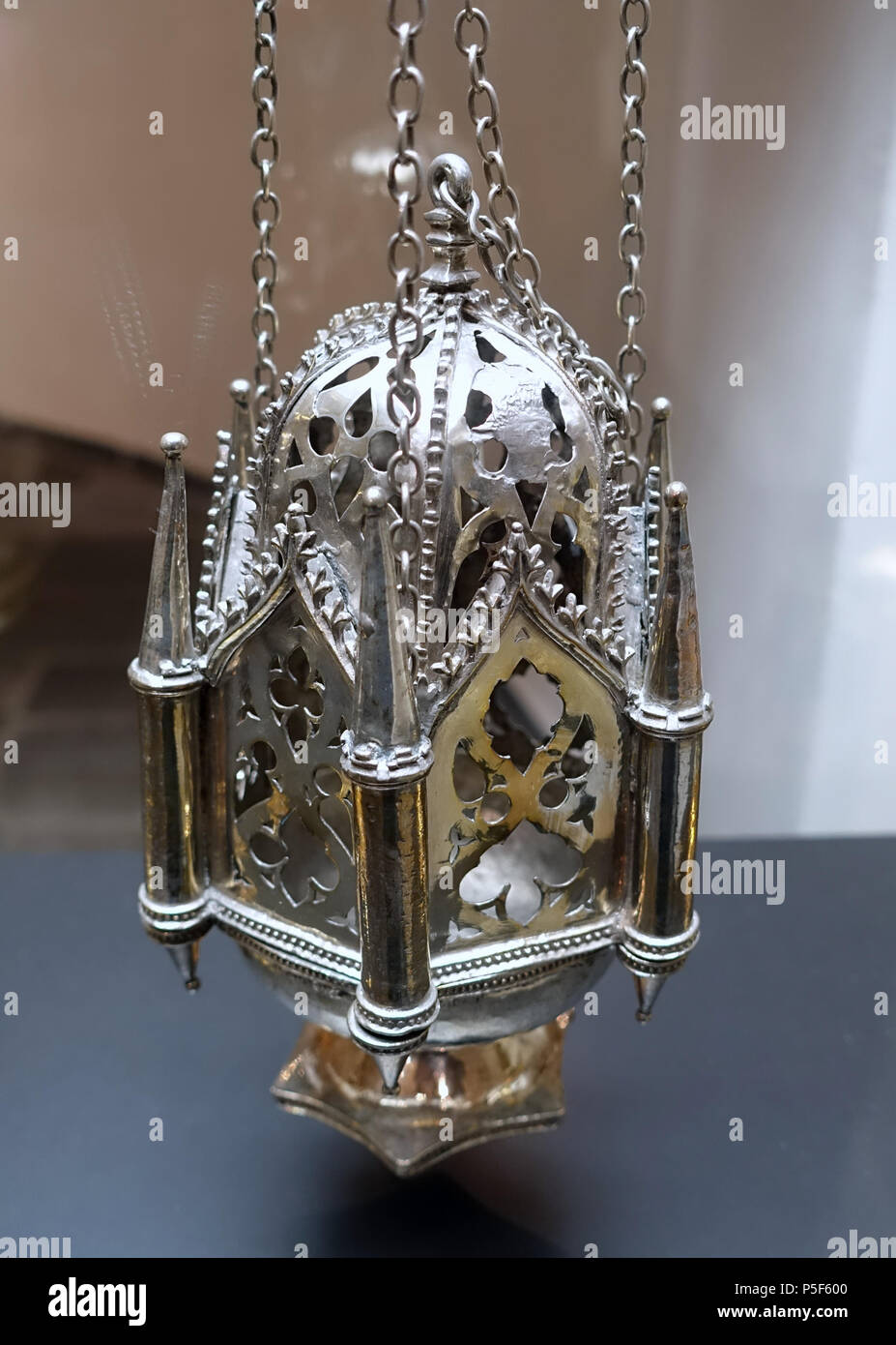 286 Pfanne, wahrscheinlich im Süden Deutschland, C. 1500, Silber - Museum Schnütgen - Köln, Deutschland - DSC 00116 Stockfoto