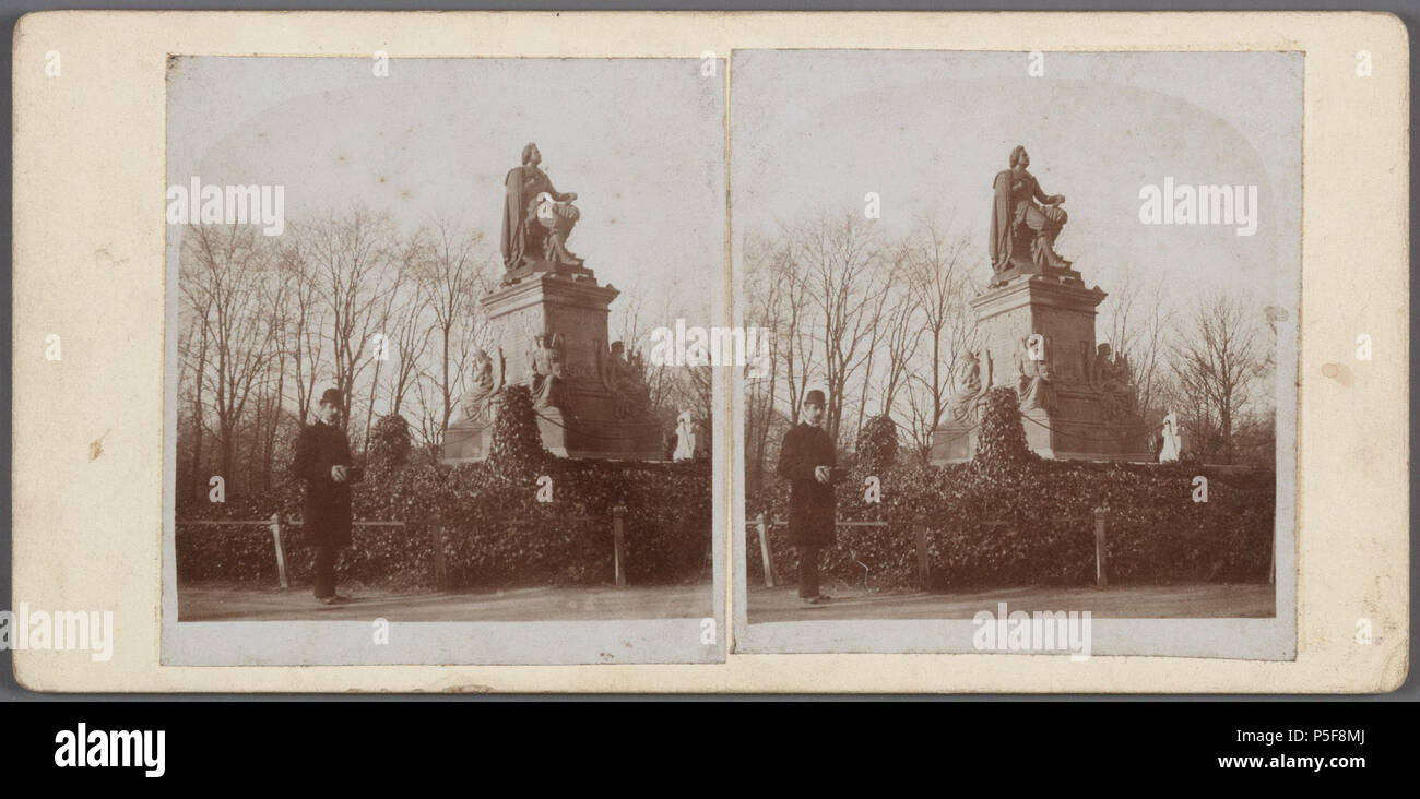 N/A. Deutsch: Beschreibung Amsterdam Vondelpark Ortstyp Vondel Documenttype foto Vervaardiger Benschop'', Maarten Collectie Collectie Stadsarchief Amsterdam: stereofoto des Datering 1898 Ca. t/m 1910 Ca. Geografische naam Vondelpark Geportretteerde Vondel'', J. van den (Joost; 1587-1679) Inventarissen Http://archief.amsterdam/archief/10007 Afbeeldingsbestand 010007000893 erzeugt mit Dememorixer. 1898 Ca. t/m 1910 Ca.. Maarten Benschop 95 Amsterdam Vondelpark Ortstyp Vondel - Maarten Benschop Stockfoto