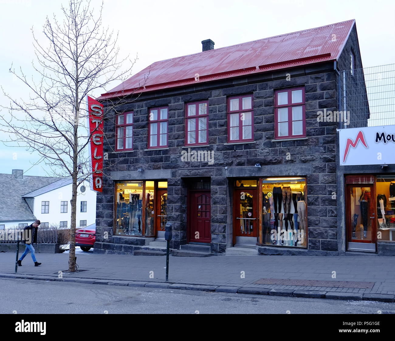 Tourismus Zentrum in Reykjavik Island Stockfoto