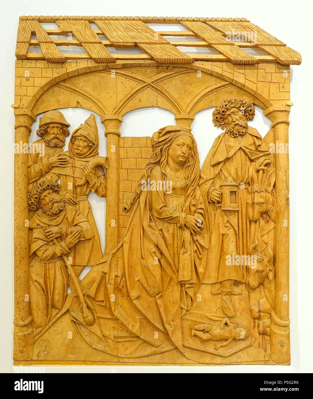 205 Geburt Christi von Tilman Riemenschneider und Werkstatt, C. 1510, Lindenholz - Mainfränkischen Museum Würzburg, Deutschland - DSC 04768 Stockfoto