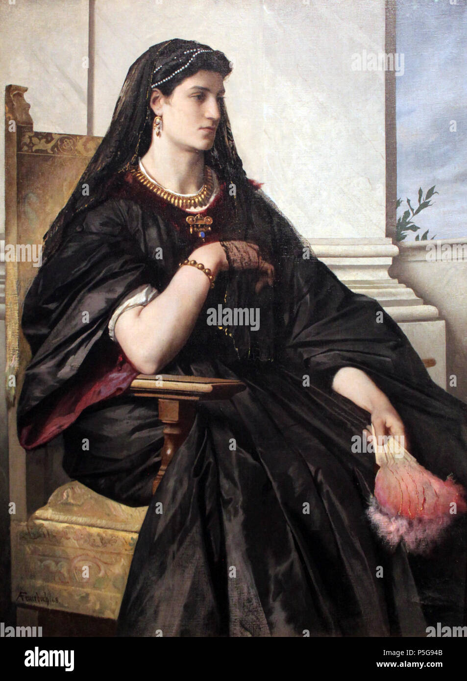 Englisch: Bianca Capello English: Bianca Capello: 1866. N/A 30 1866 Feuerbach Bianca Capello anagoria Stockfoto