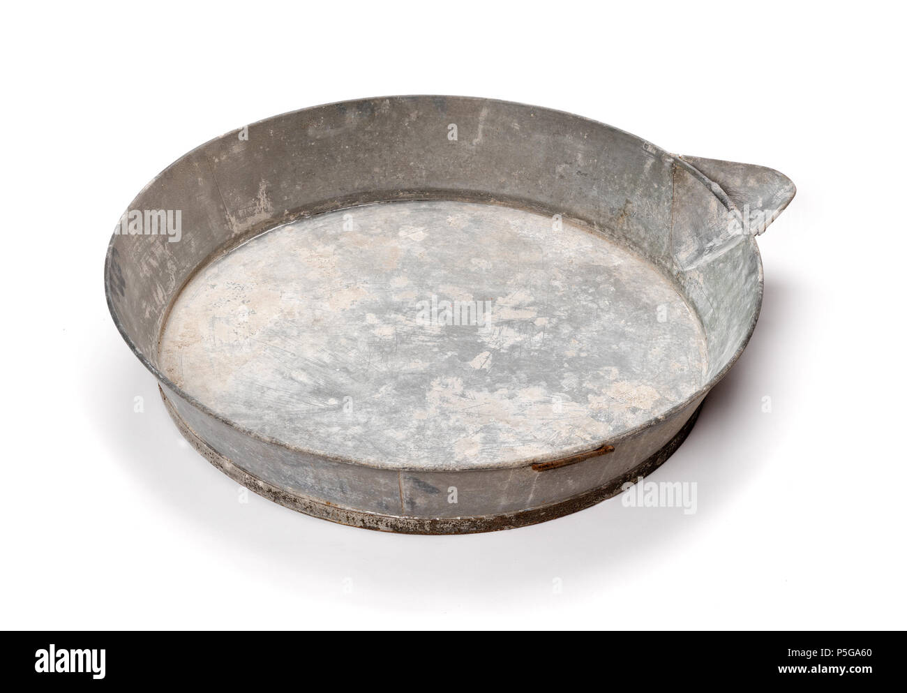 Inv. Nr: 3581 161 Badbalja av-Zink, 1800-talet - Skoklosters slott - 108351 Stockfoto