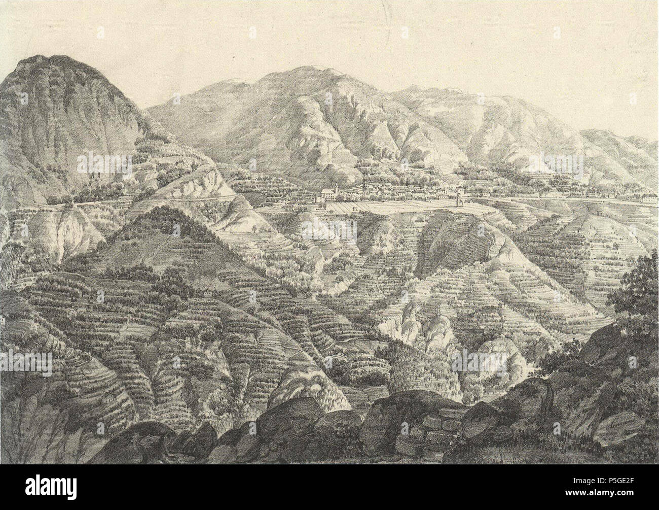 N/A. Englisch: eine Zeichnung von Basilio Armani, dating Hälfte XIX Jahrhundert, zeigen eine Ansicht von Cembra Italiano: Disegno di Basilio Armani, di metà 1800, raffigurante una vista Panoramica di Cembra. ca. 1850. Basilio Armani (1817 - 1899) Beschreibung österreichische Lithograph und Verfasser Datum der Geburt / Tod 1817 1899 Ort der Geburt / Todes Riva del Garda Malé Authority control: Q 23709828 VIAF: 77177477 ISNI: 0000 0000 2196 5419 78098944 LCCN: n Open Library: OL 1631618 EINEN GND: 121666271 WorldCat 175 Basilio Armani - veduta di Cembra Stockfoto
