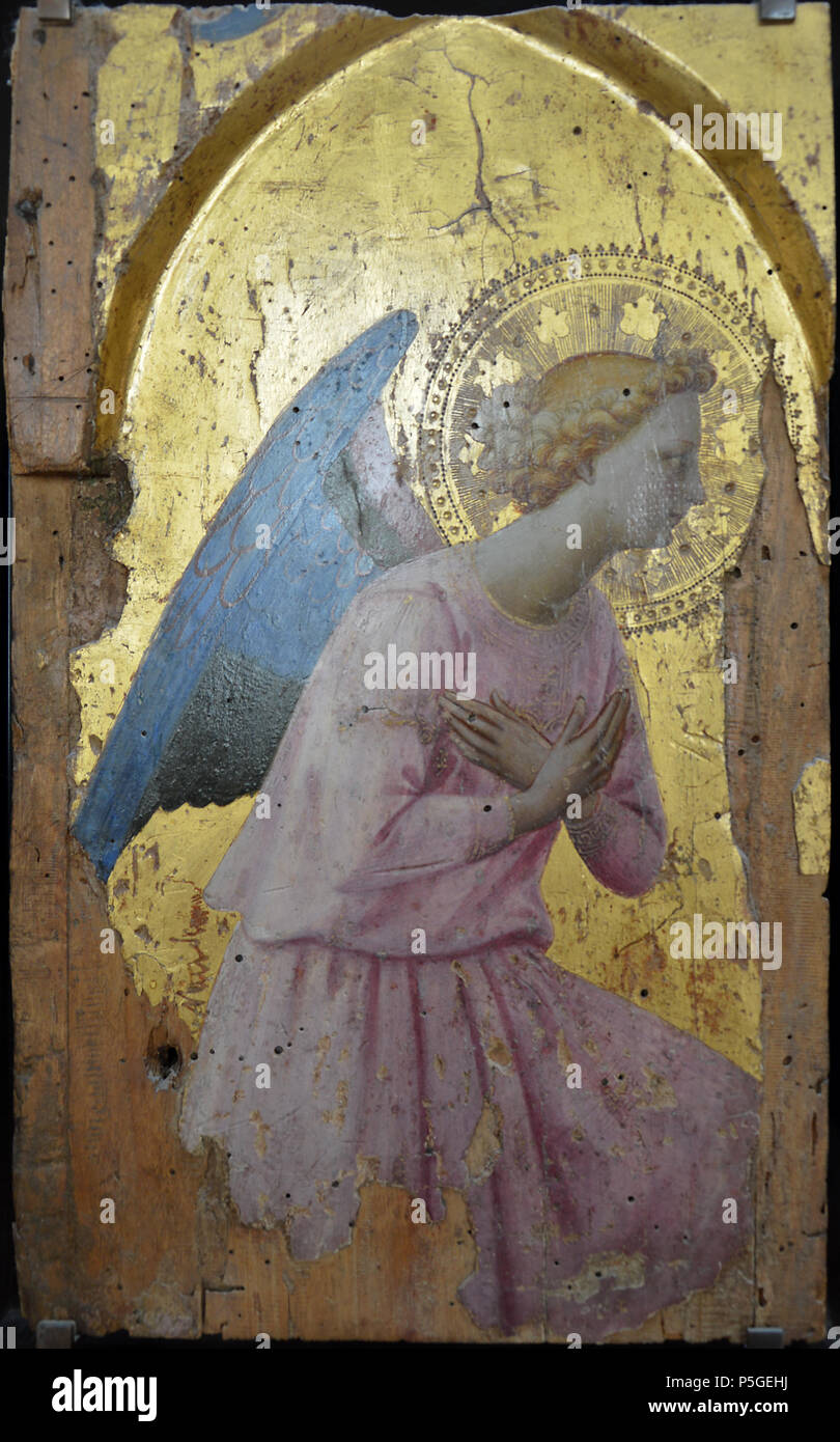 101 Ange en Anbetung, tourné Vers la droite - Fra Angelico - Q 18572511 Stockfoto