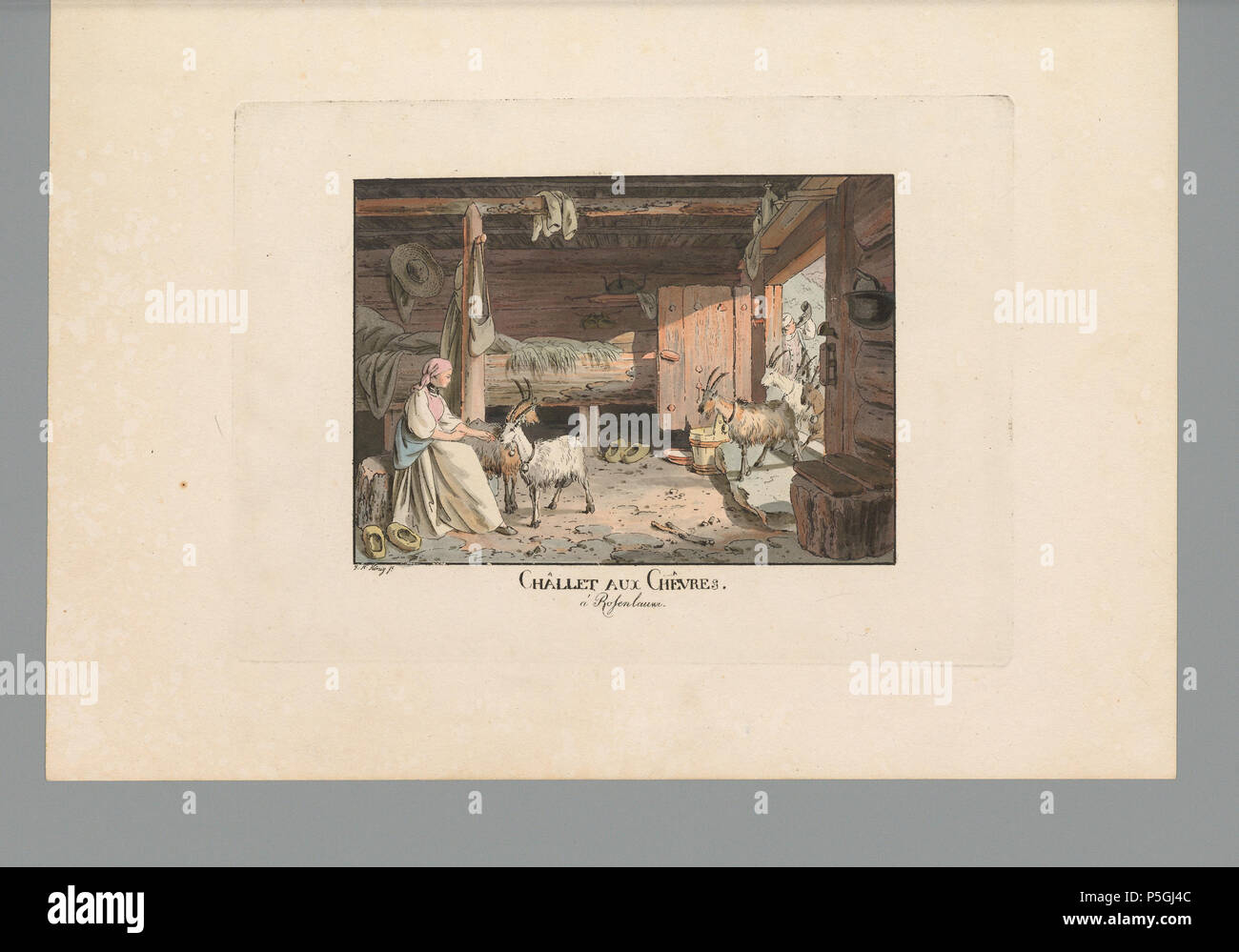 Ich höre: 0 299 CH-NB-Sammlung Gugelmann-GS-GUGE -97-93 Stockfoto