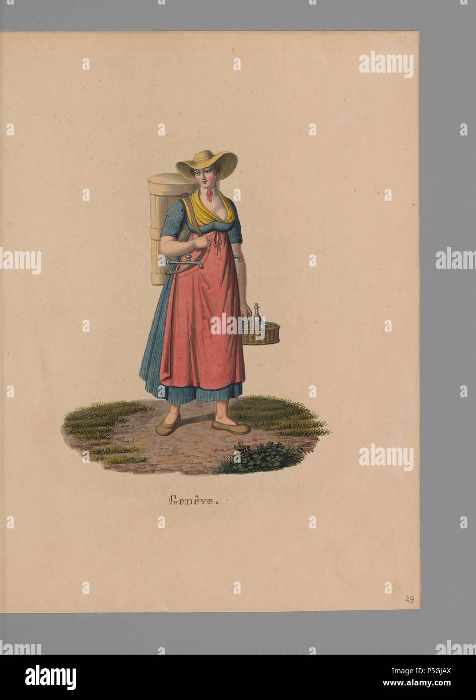 Ich höre: 0 298 CH-NB-Sammlung Gugelmann-GS-GUGE -68-75 Stockfoto