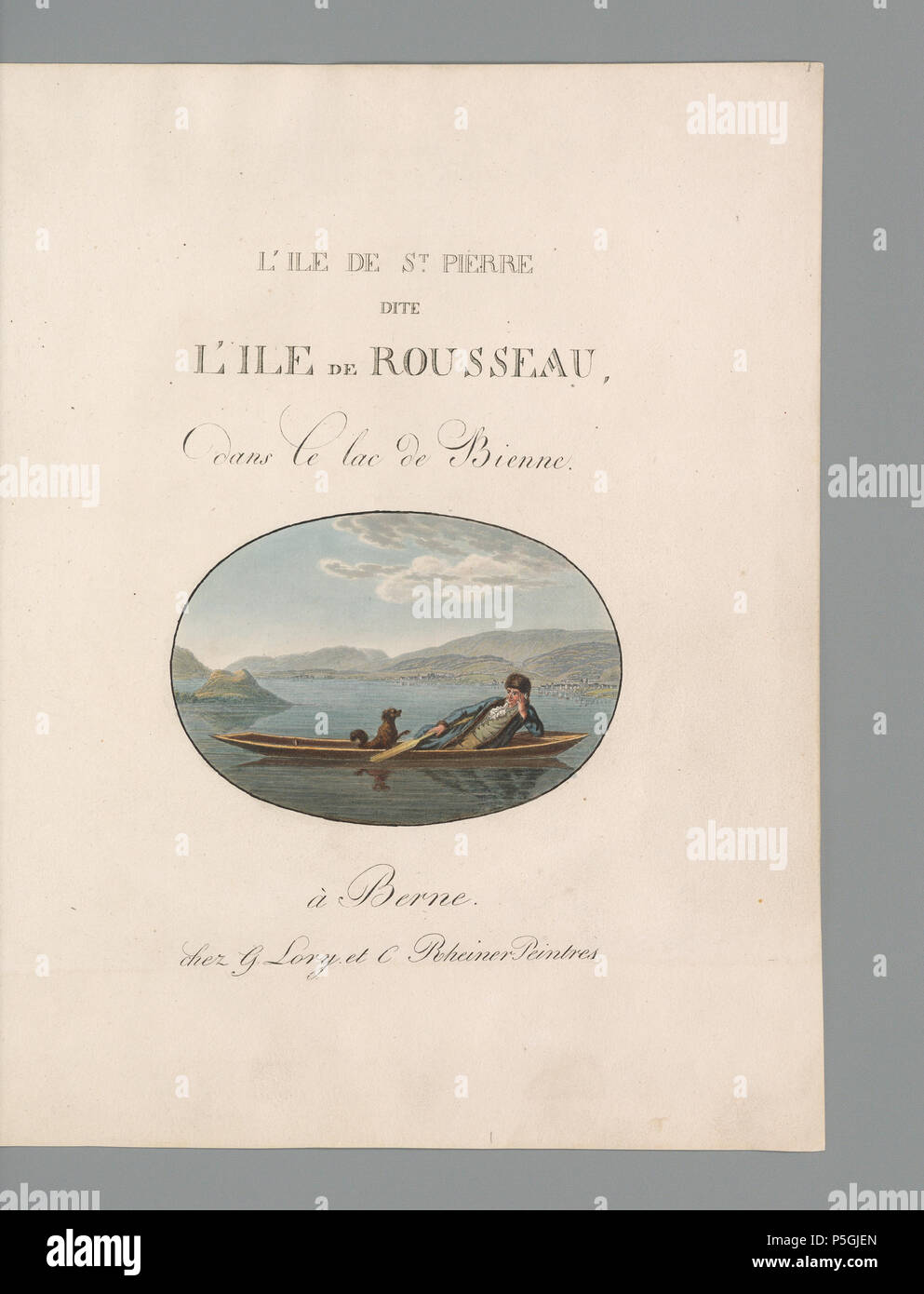 Ich höre: 0 299 CH-NB-Sammlung Gugelmann-GS-GUGE-96-5 Stockfoto