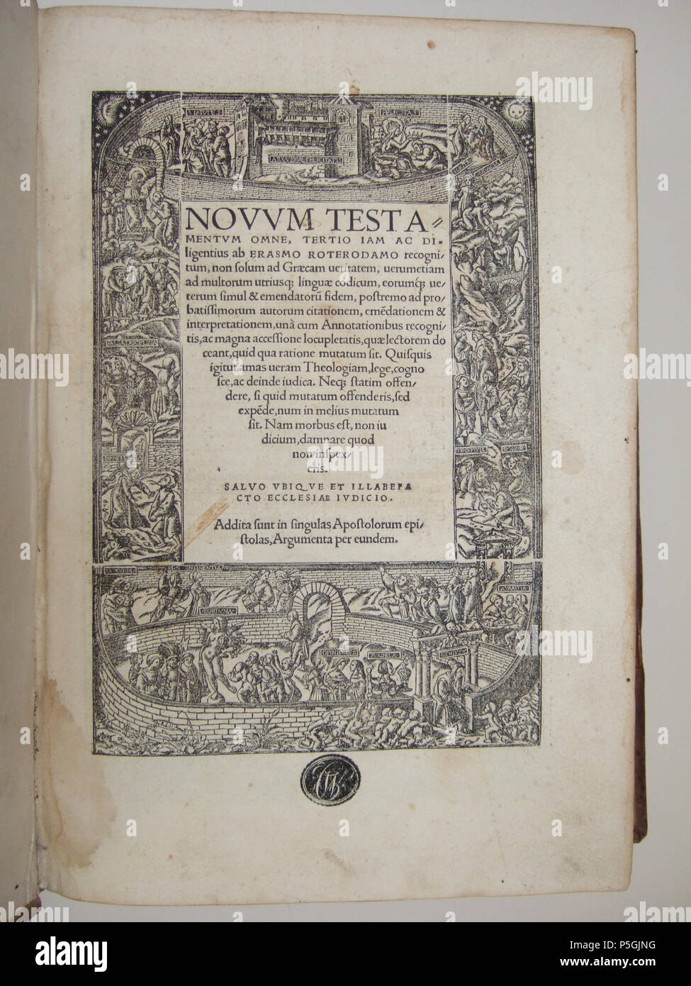 N/A page de titre. 16. Jahrhundert. Medpro543F 16-0050 (33360746031) Stockfoto