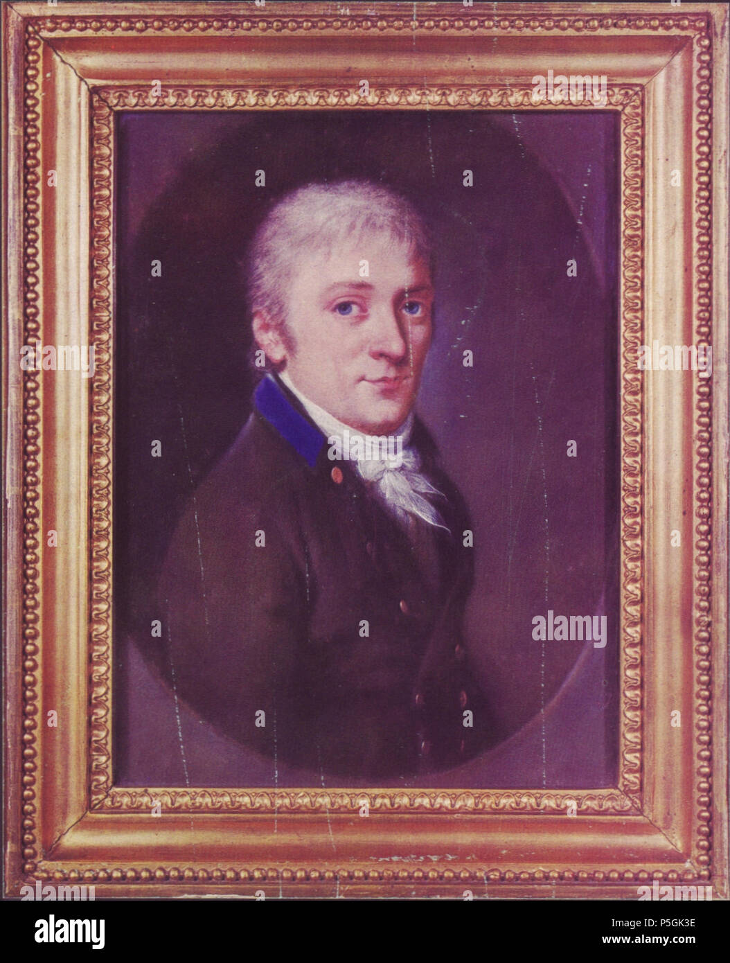273 Carl Friedrich Gauß, pastellgemälde von Johann Christian August Schwartz, 1803 Stockfoto