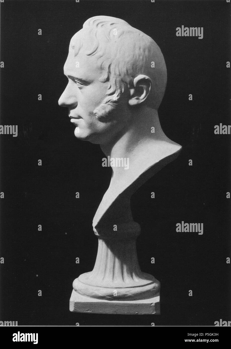 272 Carl Friedrich Gauß, Büste von Friedrich Künkler, 001 Stockfoto