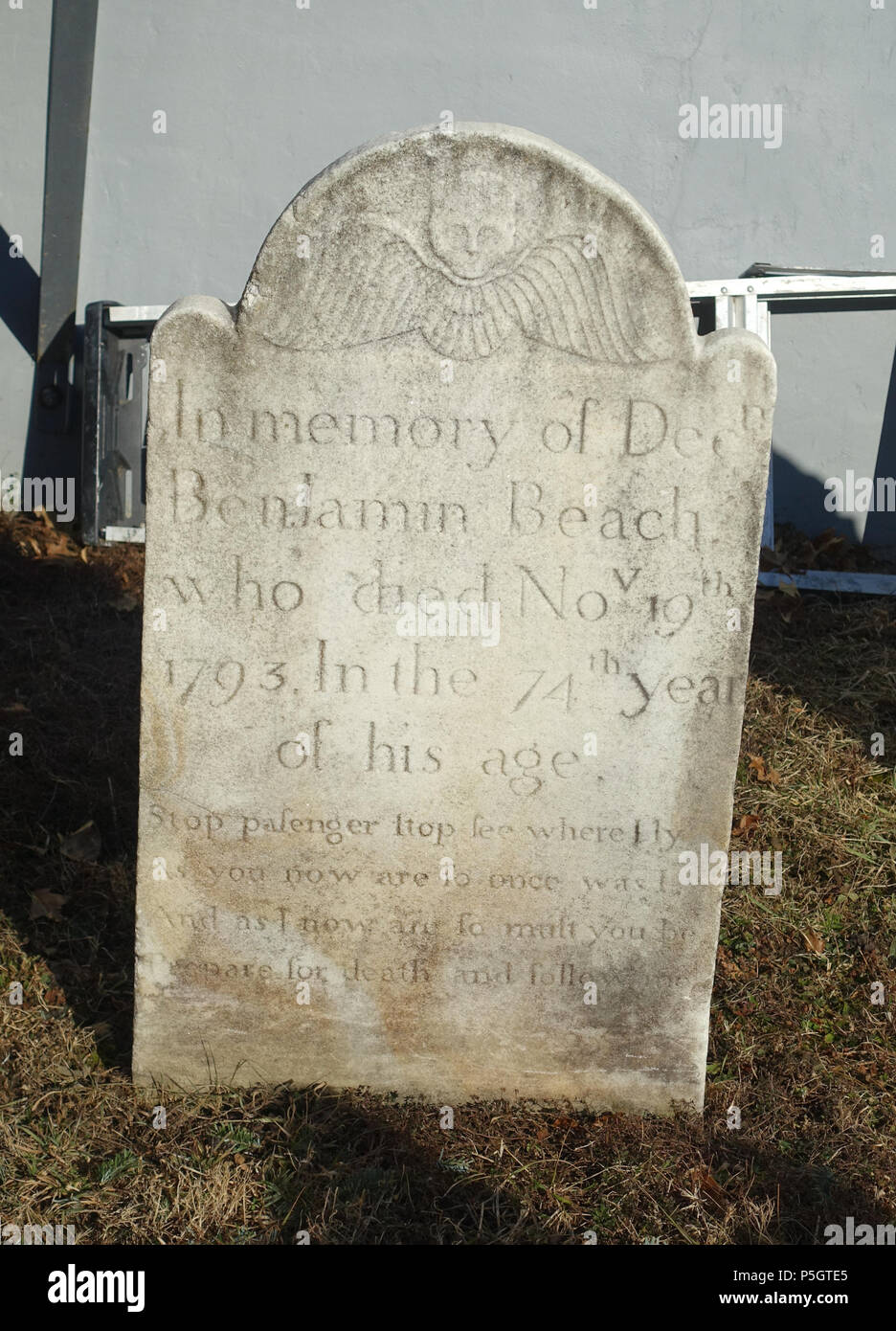 N/A. Englisch: Spencertown Friedhof - Austerlitz, New York, USA. 15 Januar 2017, 14:59:16. Daderot 468 Dr. Benjamin Strand - Spencertown Friedhof - Austerlitz, New York - DSC 07620 Stockfoto